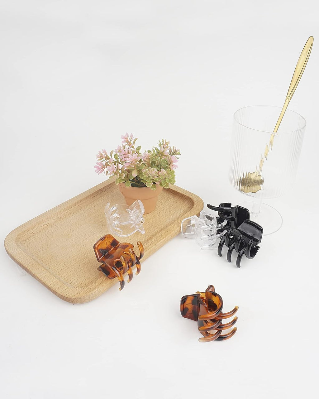 Medium Hair Clips. 18 Pcs 1.38 Inch Hair Claw Clips. No-Slip Jaw Clips for Women and Girls